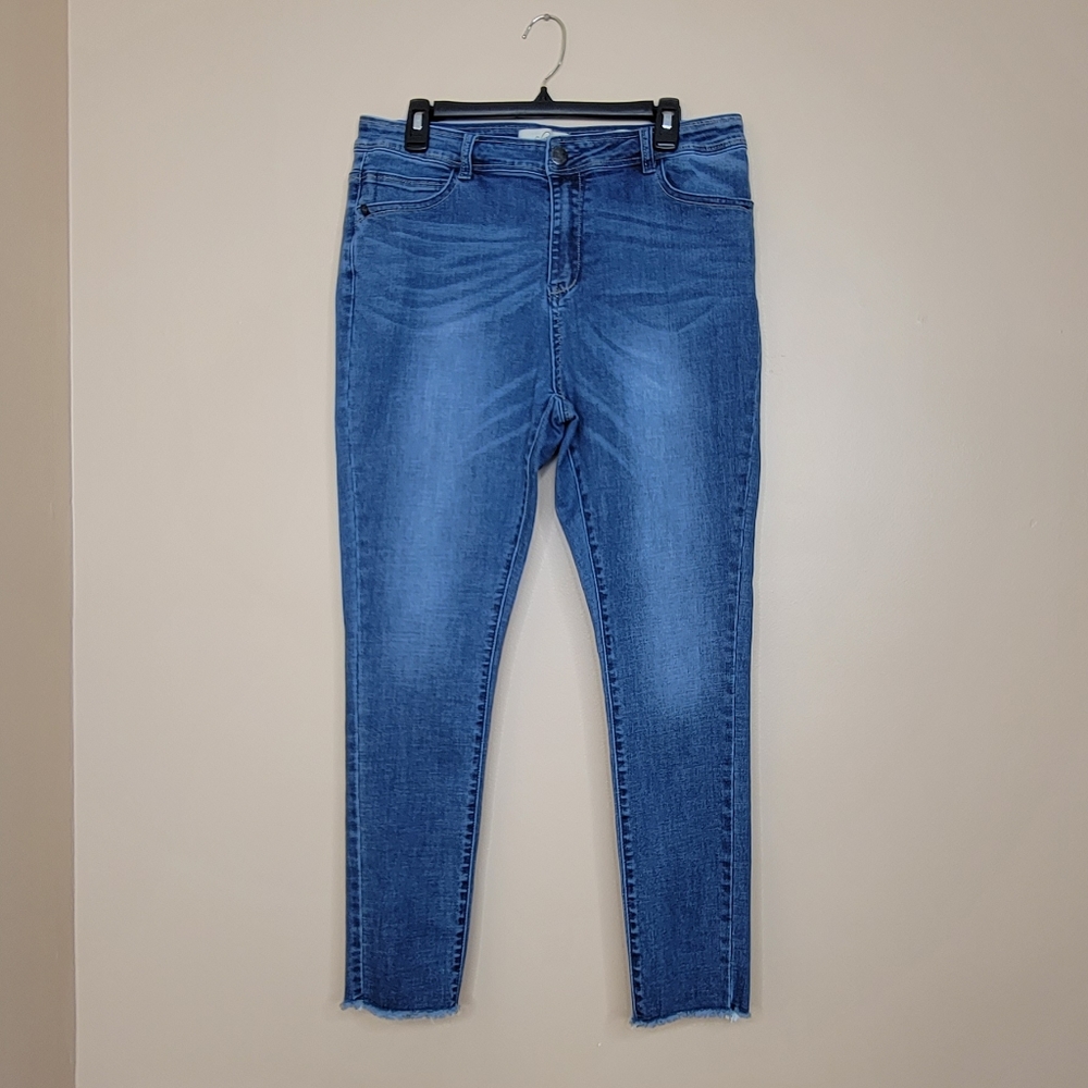 Lola Jeans Alexa Dan High Rise Skinny Denim Size 33/14